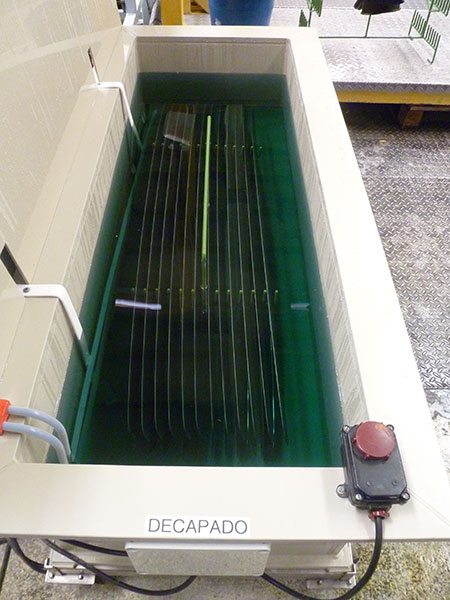 Decapado del acero inoxidable