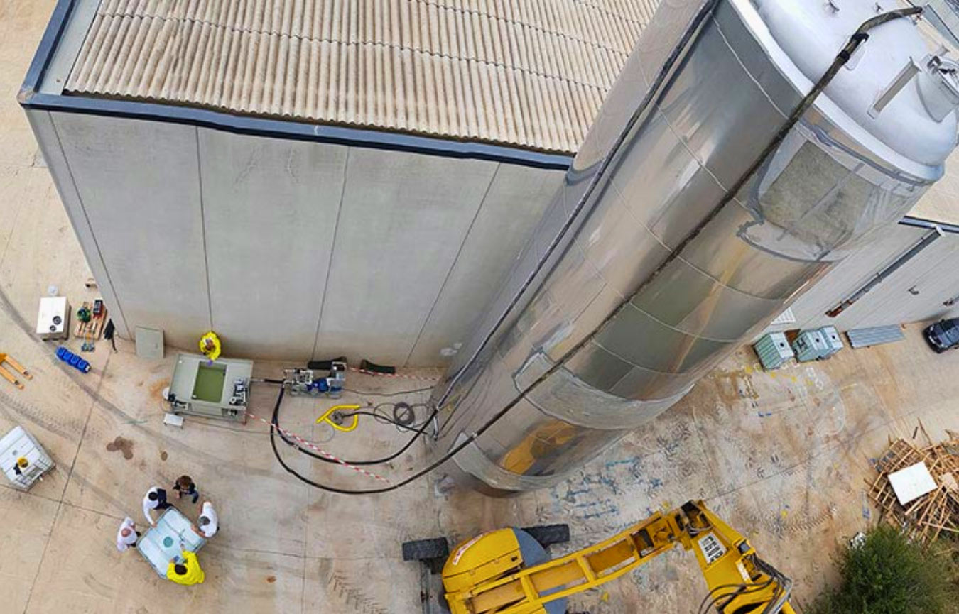 Tratamientos industriales realizados en planta del cliente