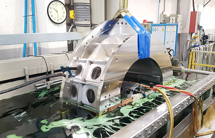 Electropulido del acero inoxidable